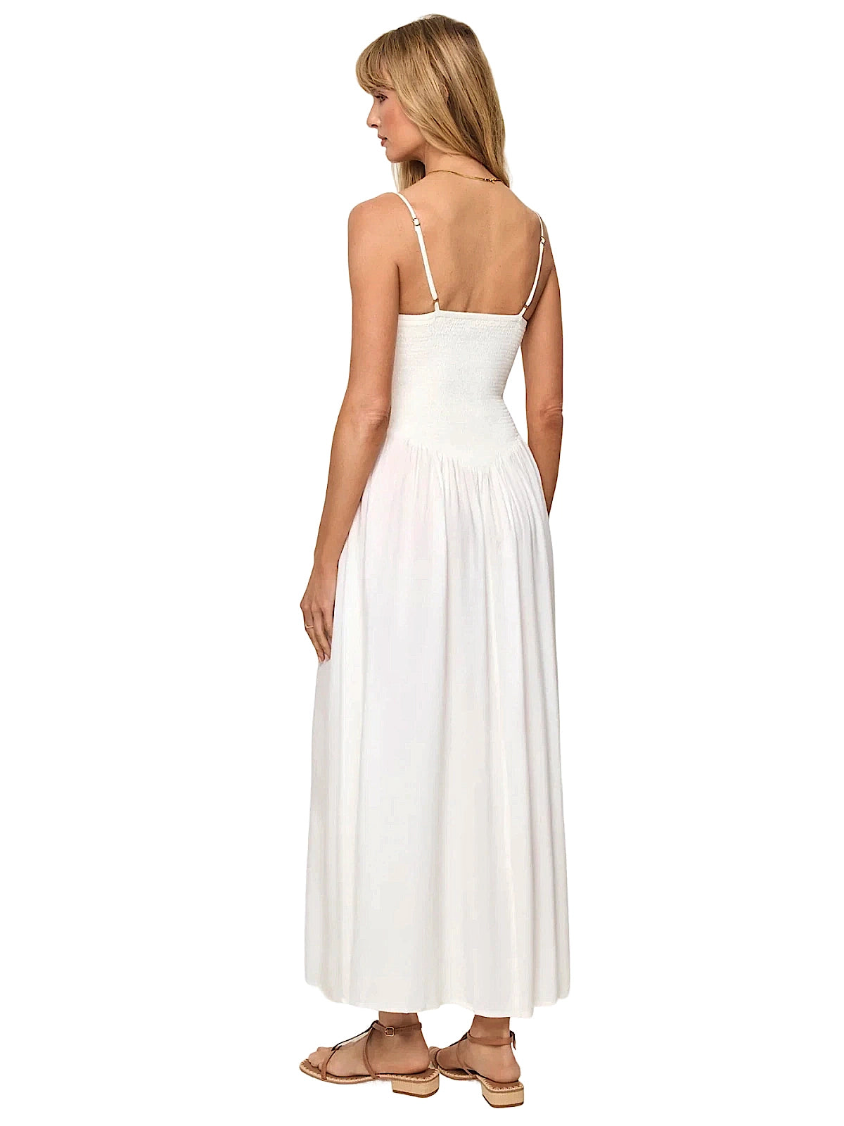 L Space: Misha Midi Dress (MISDR26-CRM)