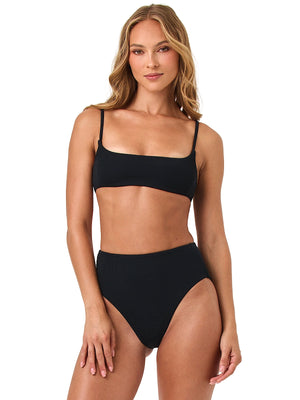 L Space: Presley-Soleil Bikini (SWTP0203-BLK-SWBM0121-BLK)