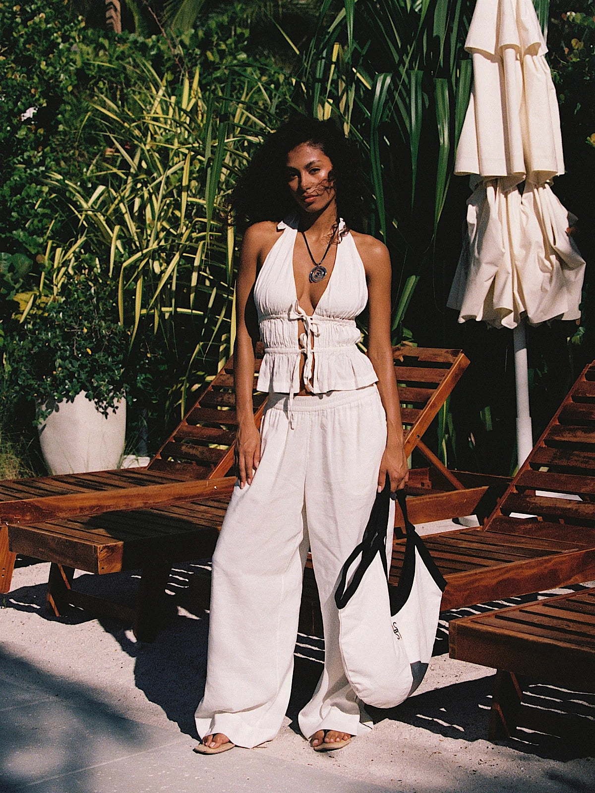 L Space: August-Sur Pants (APTP0082-CRM-APBM0080-CRM)