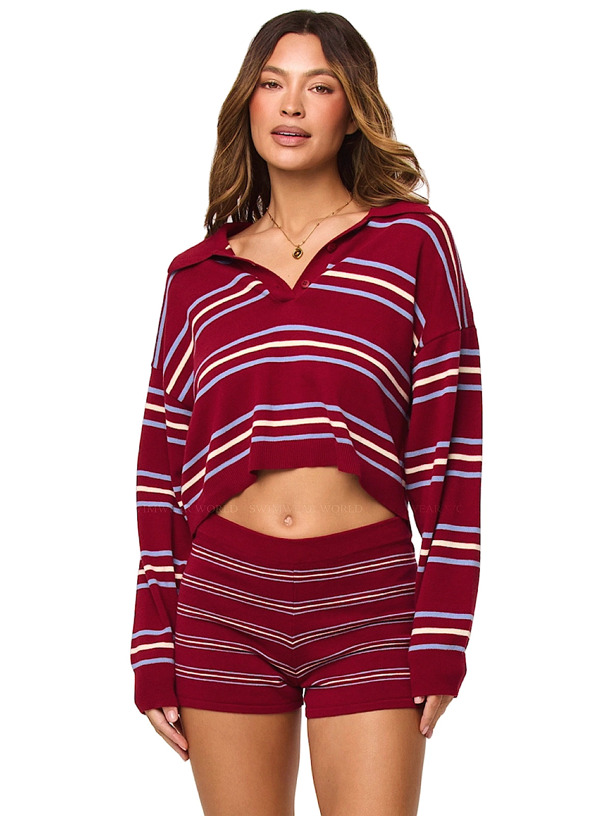 L Space: Dalton Sweater-Dalton Short (ATTP0285-C118-ATBM0286-C118)
