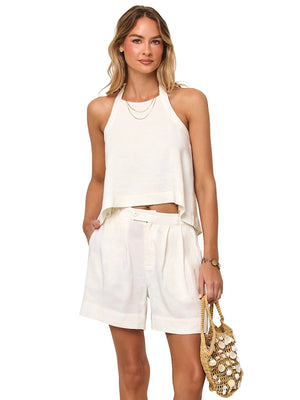 L Space: Milly-Billie Short (APTP0230-CRM-APBM0229-CRM)
