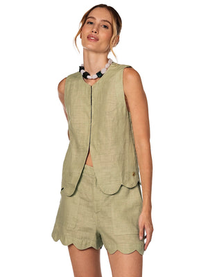Kibys: Dafne Vest-Nora Shorts (9749-9750)
