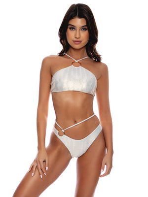 Luli Fama: Ring Diamond Cut-Ring Side Bikini (L742E03-014-L742E05-014)