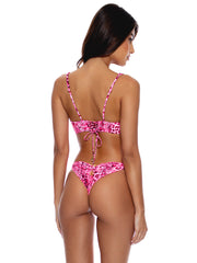Luli Fama: Bustier-Strappy Ruched Back Bikini (L758E25-008-L75820-008)