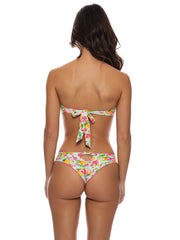 Luli Fama: Bow Bandeau-Seamless Reversible Peek Bikini (L730B52-111-L7304PB-111)