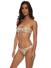 Luli Fama: Bow Bandeau-Seamless Reversible Peek Bikini (L730B52-111-L7304PB-111)