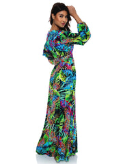 Luli Fama: Belt Maxi Dress (L764E88-111)