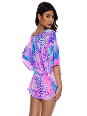 Luli Fama: Cabana V Neck Dress (L759976-30P)