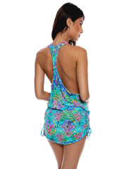Luli Fama: T Back Mini Dress (L765979-035)