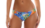 Triangle Halter-Seamless Ruched Back Bikini ::RET