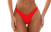 Seamless Triangle-High Leg Bikini