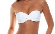 Underwire Push Up Bandeau-High Leg Bikini