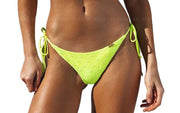 Seamless Triangle-Seamless Ruched Back Bikini