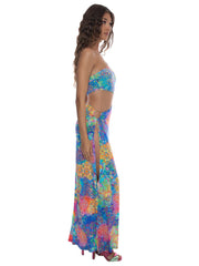 Luli Fama: One Shoulder Ring Cut Out Maxi Dress (L779E95-111-DG)