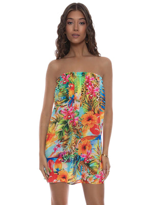 Luli Fama: Relaxed Strapless Dress (L778E93-111)