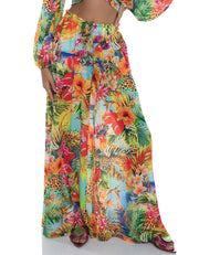 Tie Multi Way Crop-Palazzo Pant ::RET