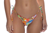 Crystalized Wavy Triangle-Crystalized Wavy Tie Side Bikini ::RET