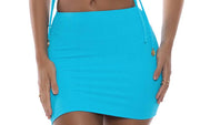 Drawstring Tube-Mini Skirt