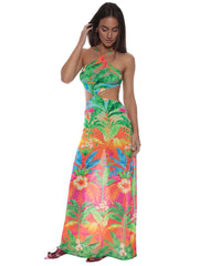 Luli Fama: Cut Out Long Dress (L782J87-111)