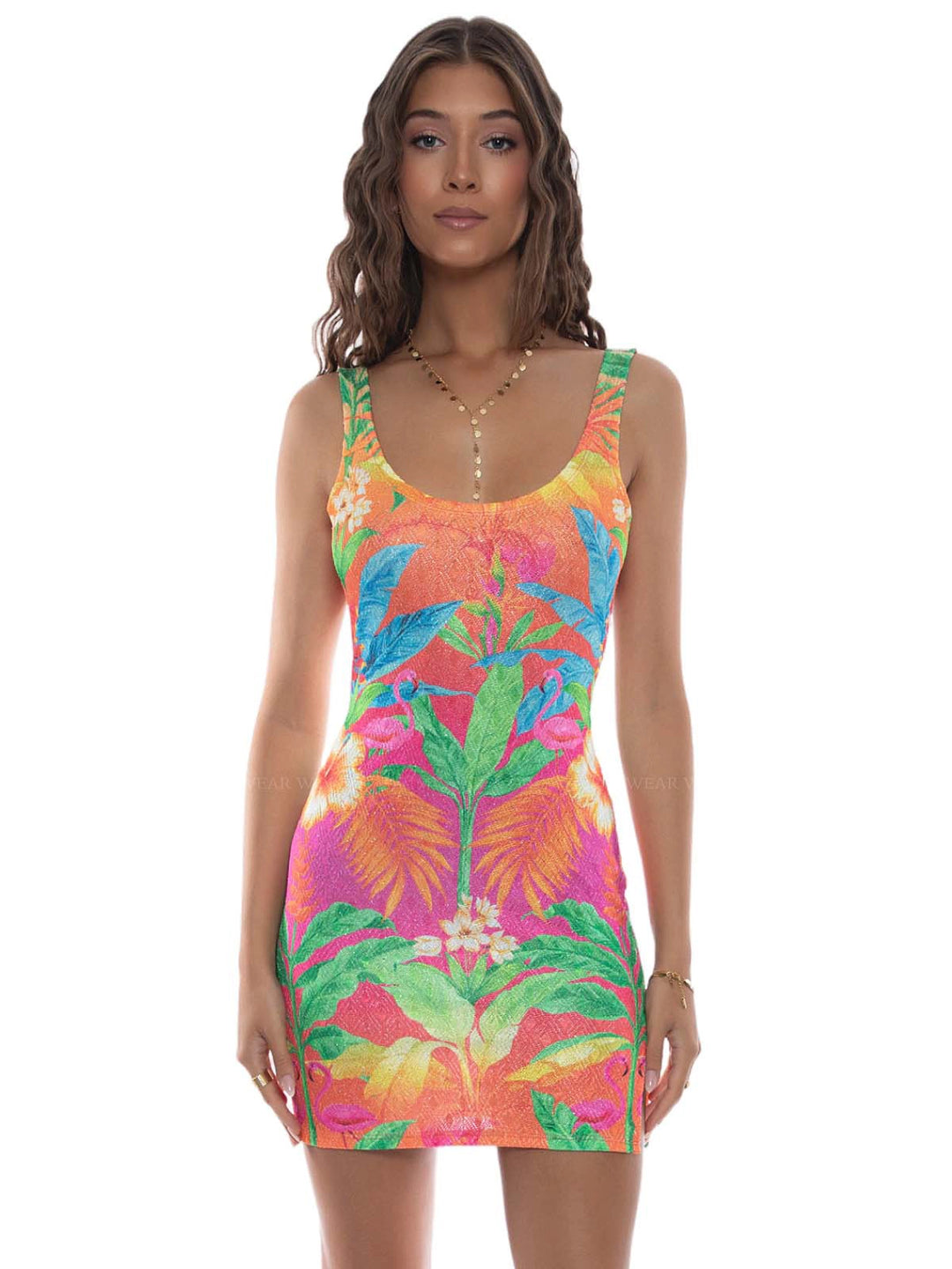 bodycon tank dress mini Luli Fama: Bodycon Tank Mini Dress