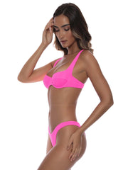 Luli Fama: Wide Strap Balconette-High Leg Bikini (L781J27-559-L781N50-559)