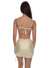 Luli Fama: Scrunched Up Mini Skirt (L783W74-316)