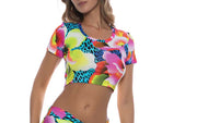 Crop-Twist Front Skirt ::RET
