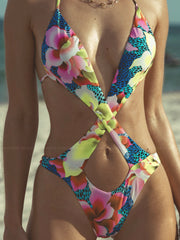 Luli Fama: Crossed Front Monokini (L788K32-111)