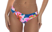 Triangle Halter-Seamless Ruched Back Bikini ::RET