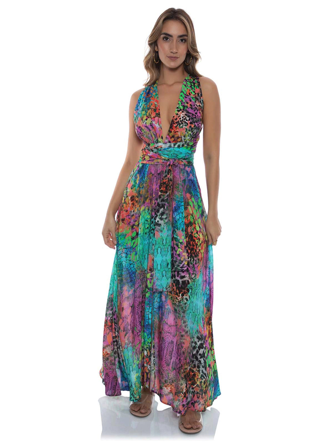 Luli Fama: Convertible Maxi Dress (L787J71-111)  Swimwear World