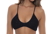 Multiway Keyhole Cross Neck-Seamless Tie Side Bikini