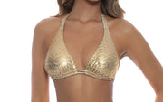 Triangle Halter-Seamless Bikini