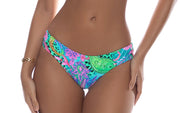 Triangle Halter-Seamless Ruched Back Bikini