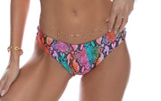 Triangle Halter-Seamless Ruched Back Bikini