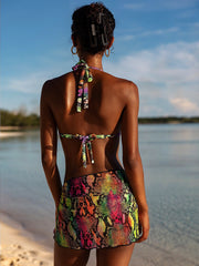 Luli Fama: Sarong Mini Skirt (L810B59-N11)