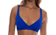 Underwire Plunge-High Leg Bikini