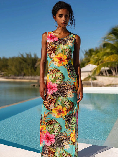 Luli Fama: Maxi Tank Dress (L826G89-111)