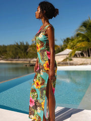 Luli Fama: Maxi Tank Dress (L826G89-111)
