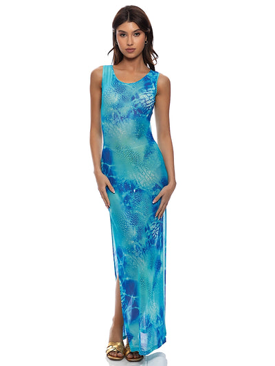 Luli Fama: Maxi Tank Dress (L832G89-111)