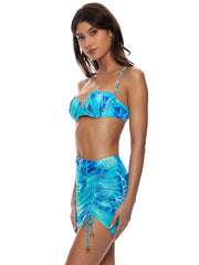 Luli Fama: Scrunched Up Mini Skirt (L832J74-111)
