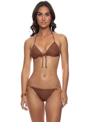 Luli Fama: Molded Push Up Bandeau-Ring Bikini (L861435-07G-L861E47-07G)