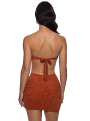 Luli Fama: Scrunched Up Mini Skirt (L847J74-007)