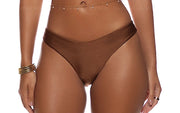 Molded Push-Up Bandeau Halter-Moderate Bikini