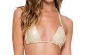 Zig Zag Knotted Cut Out Triangle-Zig Zag Open Side Bikini