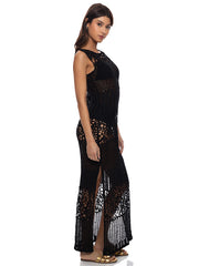 Luli Fama: Tank Long Dress (L850G90-001)