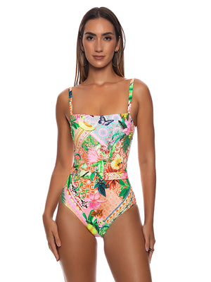 Luli Fama: Square Neck One-Piece (L842B32-111)