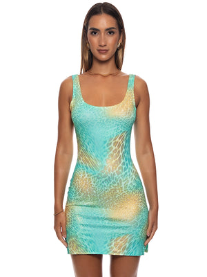 Luli Fama: Bodycon Tank Mini Dress (L841C94-111)