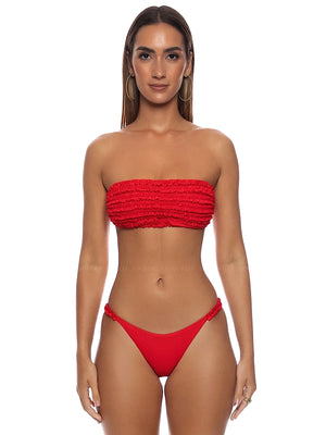 Luli Fama: Free Form Bandeau-Moderate Bikini (L858R59-327-L858R26-327)