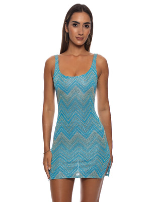 Luli Fama: Bodycon Tank Mini Dress (L846I94-11B)