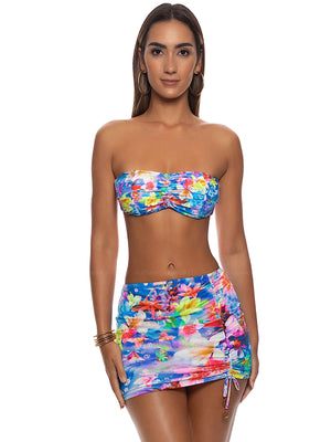 Luli Fama: Scrunched Up Mini Skirt (L851J74-111)